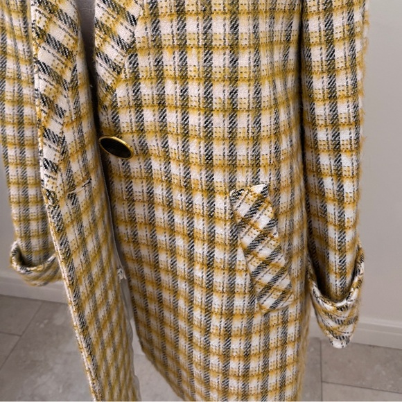VERONICA BEARD Jin Dickey Brushed Checked Cotton-Blend Coat - Picture 10 of 11